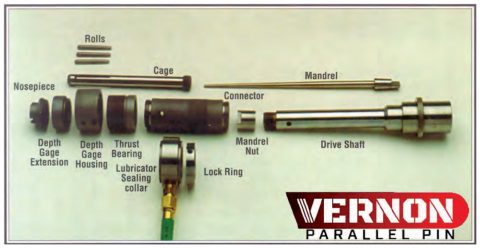 Vernon S 型平行销胀管器(1/2–2 in)
