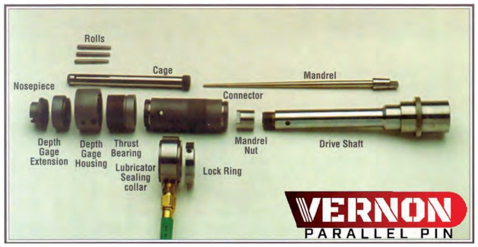 Vernon S 型平行销胀管器(1/2–2 in)